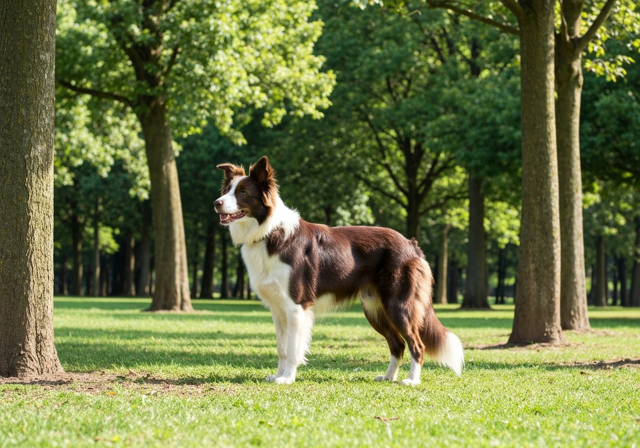 Healthy adult Border Collie