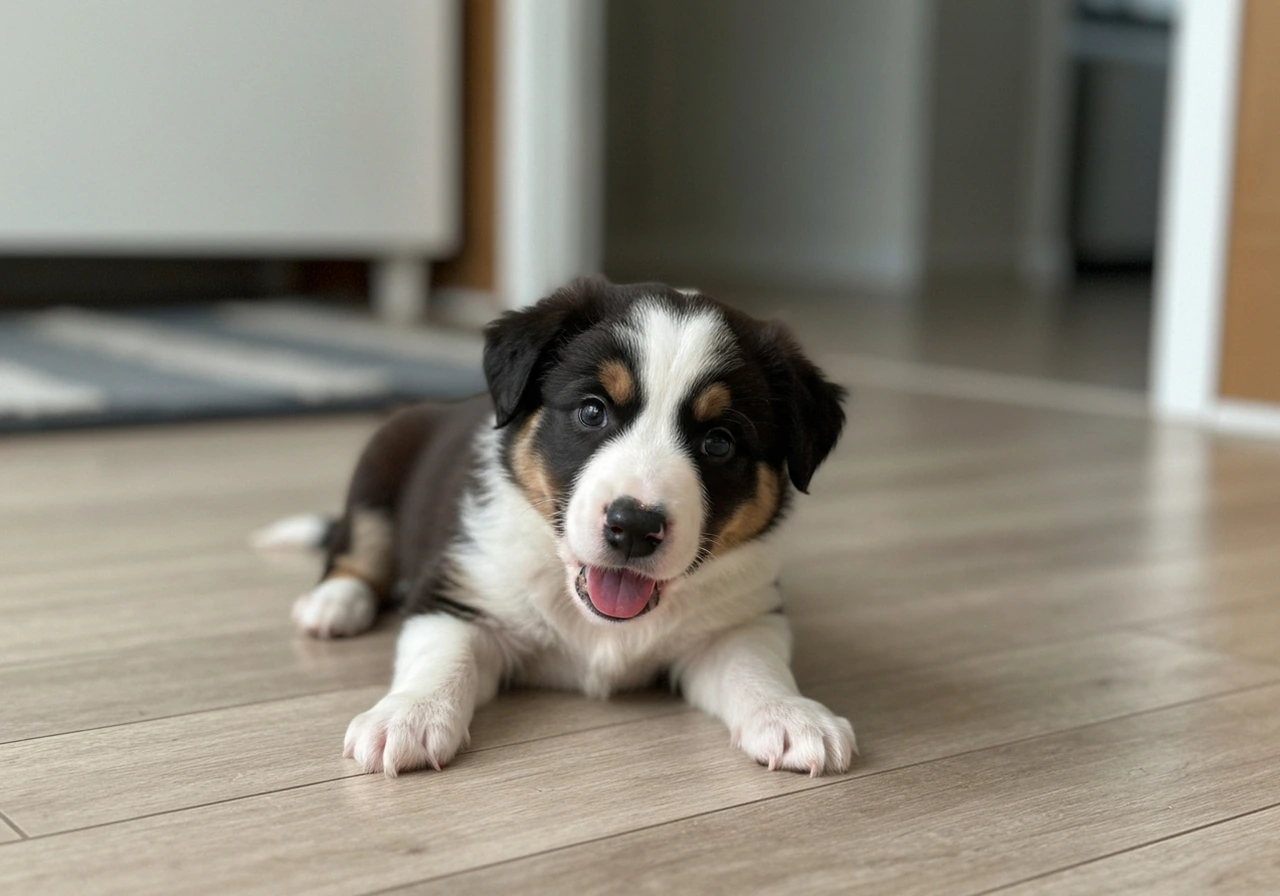 Young Border Collie puppy